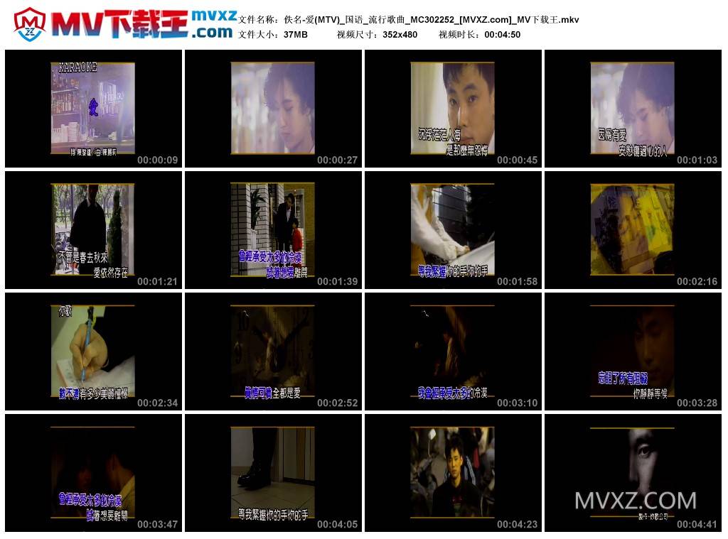 佚名-爱(MTV)_国语_流行歌曲_MC302252